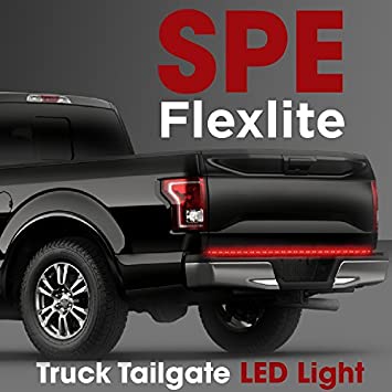 49 Truck Tailgate Light Bar Strip - Brake, Turn Signal, Running, Reverse  Backup 1yr Warranty - Weatherproof LED Flexible No-Drill SPE 49-Inch 5  Feature Tail Lights for Pickup Trucks Accent & Off