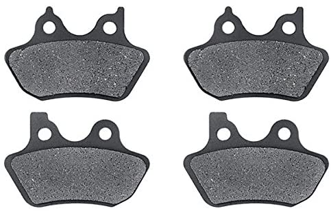 KMG Front Brake Pads Compatible with 2006 Harley FXDi 35 Dyna Super Glide -  Non-Metallic Organic NAO Brake Pads Set