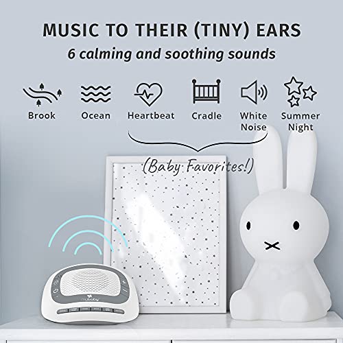 Buy MyBaby SoundSpa On-The-Go-Portable White Noise Machine, 4 Soothing  Sounds with 15, 30, and 45-Minute Auto Shutoff, Integrated Clip for Easy  Transport, Giftable, Small and Lightweight, by HoMedics Online in Hungary.  B07317NQKW