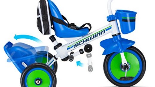 Schwinn Roadster Kids Tricycle, Easy Steer Tricycle, Blue , 41