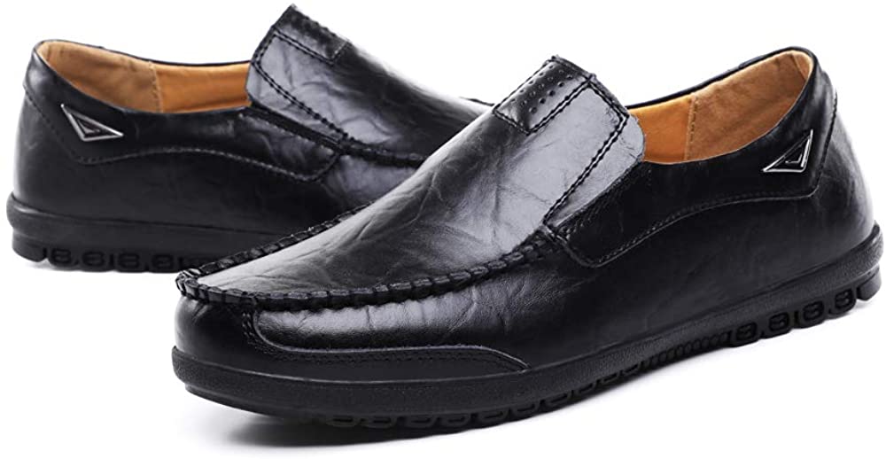 Buy VanciLin Mens Casual Leather Fashion Slip-on Loafers Online in  Indonesia. B07RX63QJ2