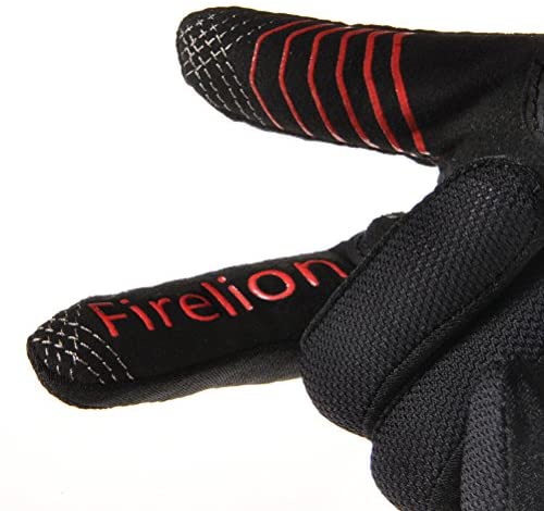 FIRELION Cycling Gloves Bike Bicycle Gloves - Breathable Gel Pad  Shock-Absorbing Anti-Slip - MTB DH Road Touch Recognition Full Finger Gloves  for Men/Women : Amazon.co.uk: Sports & Outdoors
