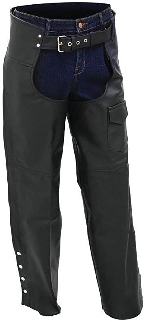 BNF BNFUSA BKCHPSLBXL Rocky Mountain Hides Buffalo Leather Motorcycle Chaps  - XL : Amazon.in: Clothing & Accessories