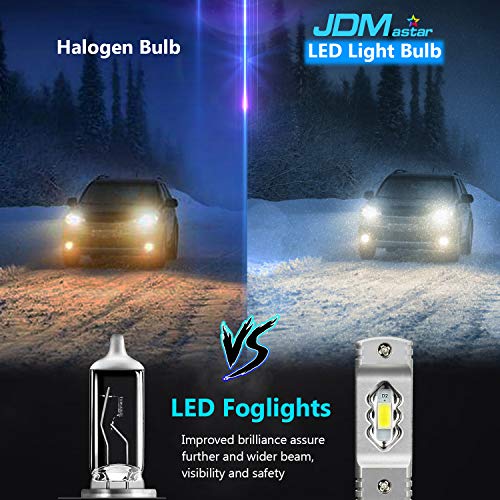 JDM ASTAR Extremely Bright High Power H11 H16 LED Fog Light Bulbs, Xenon  White | Pricepulse