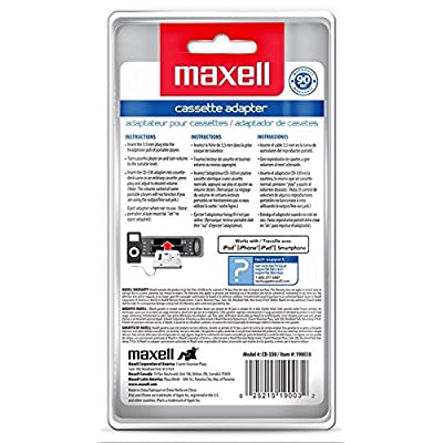 Buy Maxell CD-330 CD-to-Cassette Audio Adapter (190038) Online in Taiwan.  B000001OM4