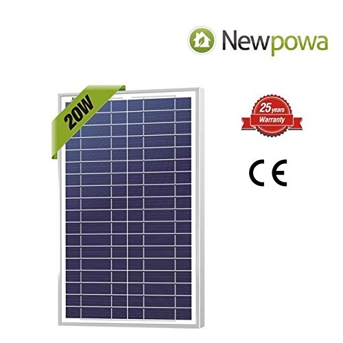 Newpowa 2 Piece 72cells 100W Polycrystalline Photovoltaic PV - Import It All