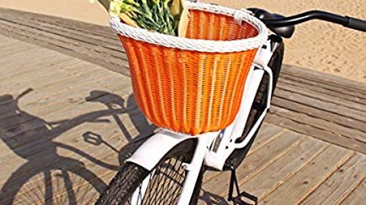 Colorbasket 01402 Adult Front Handlebar Bike Basket, Orange with White  Trim: Buy Online at Best Price in UAE - Amazon.ae