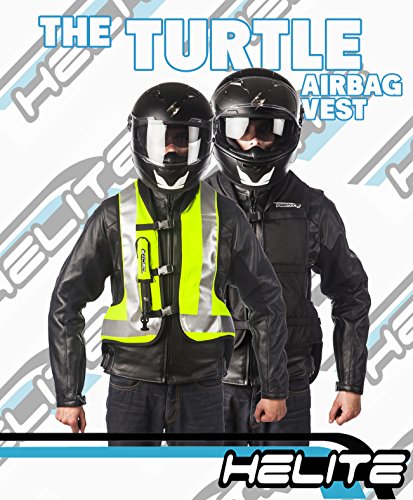 HELITE Unisex-Adult Turtle Motorcycle Airbag Vest (Hi Viz Yellow, Medium)-  Buy Online in Jordan at Desertcart - 46271761.