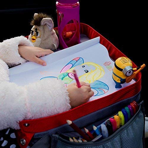 Accessories Travel Tray Baby Play Tray Portable Trip Accessory for Girls  and Boys Children Activity Tray Table Car Seat Travel Tray Ambabe Kids Car  Seat Tray Organizer Toddlers Travel Lap Tray for