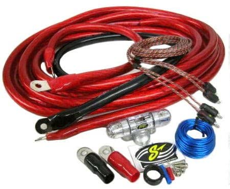 Amazon.com: STINGER 8 Gauge Amplifier Wiring Kit w/RCA Cables: Car  Electronics