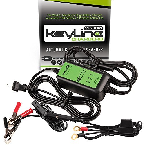 Amazon.com: .75 Amp 12 V Automatic Mini Pro Car Battery Charger by KeyLine  Chargers | 5 Stage Maintainer , Cond… | Car battery charger, Battery charger,  Car battery