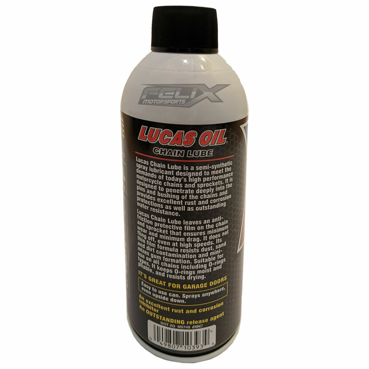 Twelve - 11 Oz Cans of Lucas Oil Products Chain Lube 10393 - Felix  Motorsports