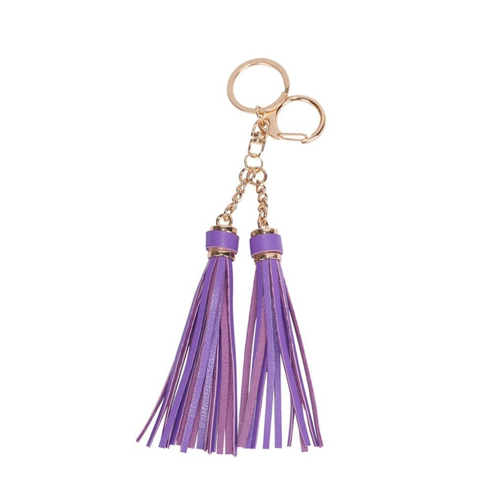 Clothing, Shoes & Accessories Key Chains, Rings & Finders 20cm Leather  Tassel Women's Keychain Car Key Ring Key Chain Girls Handbag Holder Women's  Accessories