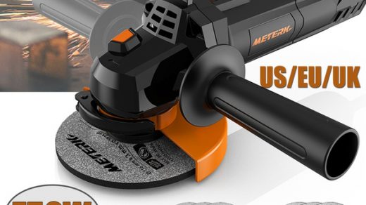 Meterk 750W 115mm Angle Grinder Kit Grinding Machine metal wood cutting  grinding Tool With 6 Abrasive Wheels (EU/US/UK) | Wish