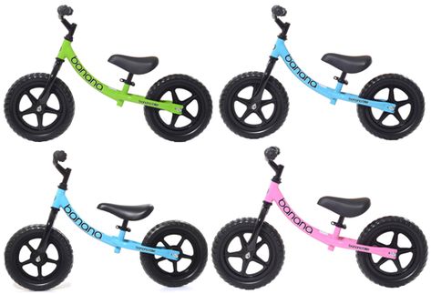 Kids 3 & 4 Year Olds Green Banana Bike LT Lightweight Balance Bike for  Toddlers 2 Balance Bikes Toys & Games clinicadelpieaitanalopez.com