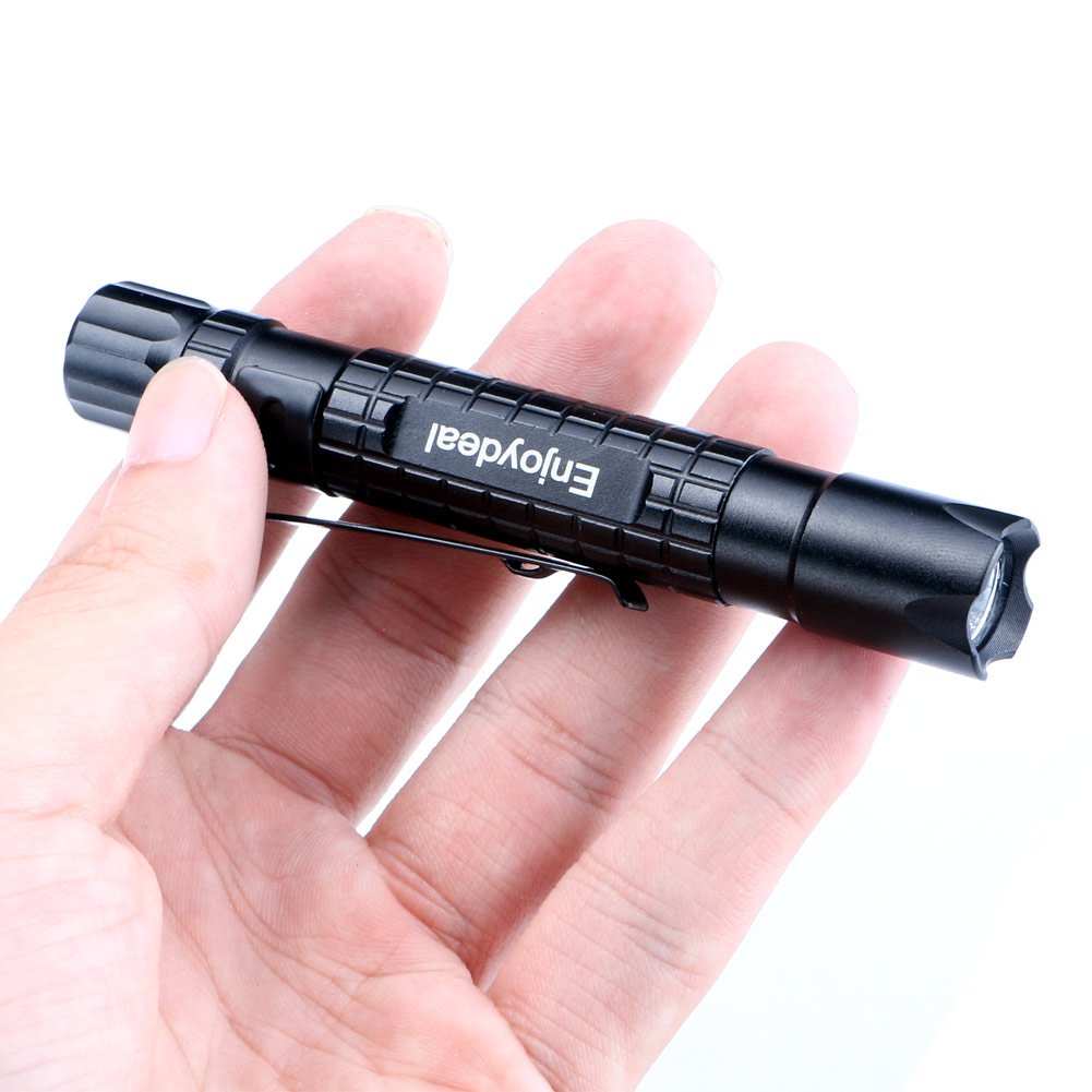 Buy Enjoydeal 5PCS Pen Light Flashlight Ultra Slim Portable XP-2 XPE-R3 LED  1000LM Pocket Penlight Torch With Clip Powered by 2 x AAA Battery (not  include) Online in Hong Kong. B0135QO2AE