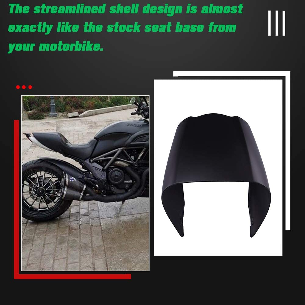 Buy AHOLAA Motorcycle Matte Black Rear Pillion Seat Cover Passenger Seat  Cover Hard Seat Cowl Hump Fairing for Ducati Diavel CROMO Tripe Accessories  2011 2012 2013 2014 2015 2016 2017 2018 Online in Italy. B08WZW62R7