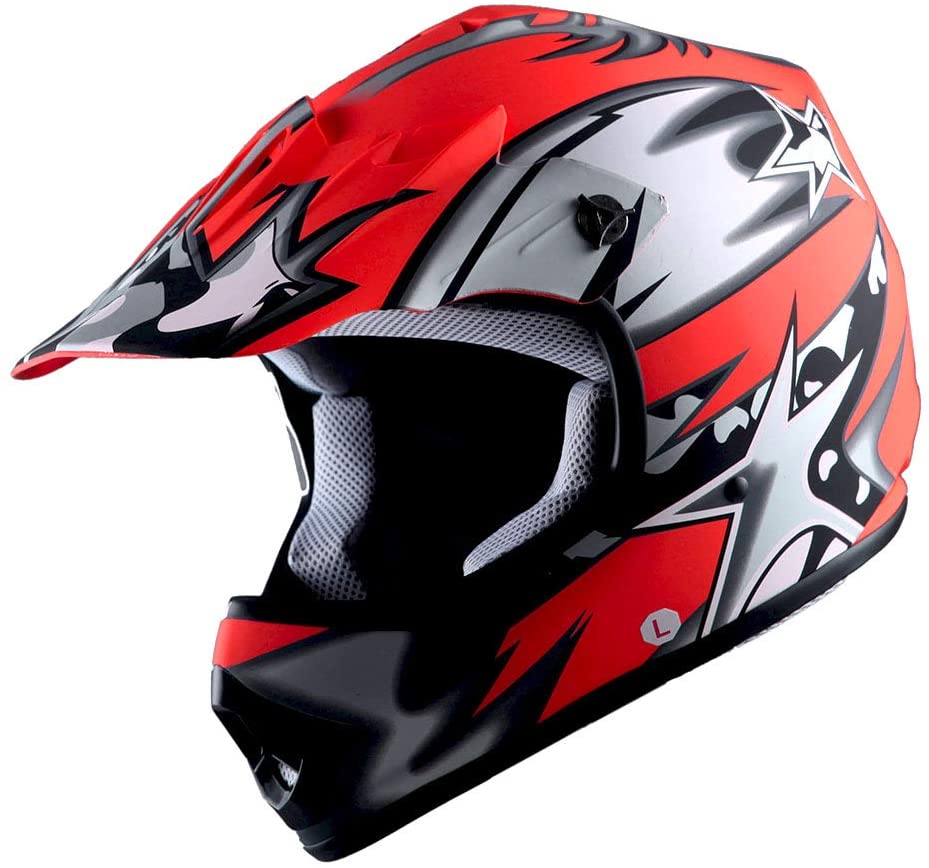 Buy WOW Youth Kids Motocross BMX MX ATV Dirt Bike Helmet Spider Black  Online in Hong Kong. B07BW2WRP2