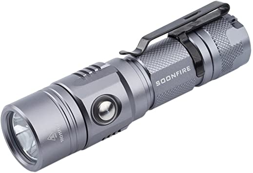 Buy High Lumens Ultra-Bright Handheld Flashlight, CREE XP-L Cool White LED  USB Rechargeable Flashlights for Indoor/Outdoor - soonfire E11 Online in  Indonesia. B07D3DMRYS