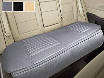 Buy Big Ant Nonslip Rear Car Seat Cover Breathable Cushion Pad Mat for  Vehicle Supplies with PU Leather(Gray- Gray Row 58.3 x 18.9inch) Online in  Indonesia. B073NYBV6W