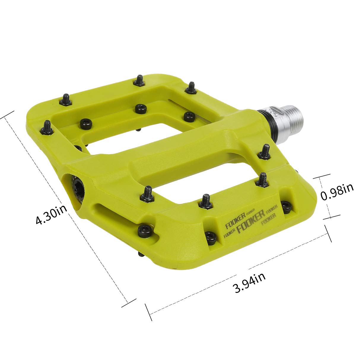 FOOKER MTB Bike Pedal Nylon 3 Bearing Composite 9/16 Mountain Bike Pedals  High-Strength Non-Slip Bicycle Pedals Surface for Road BMX MTB Fixie  Bikesflat Bike Pedals Pedals & Cleats ekoios.vn