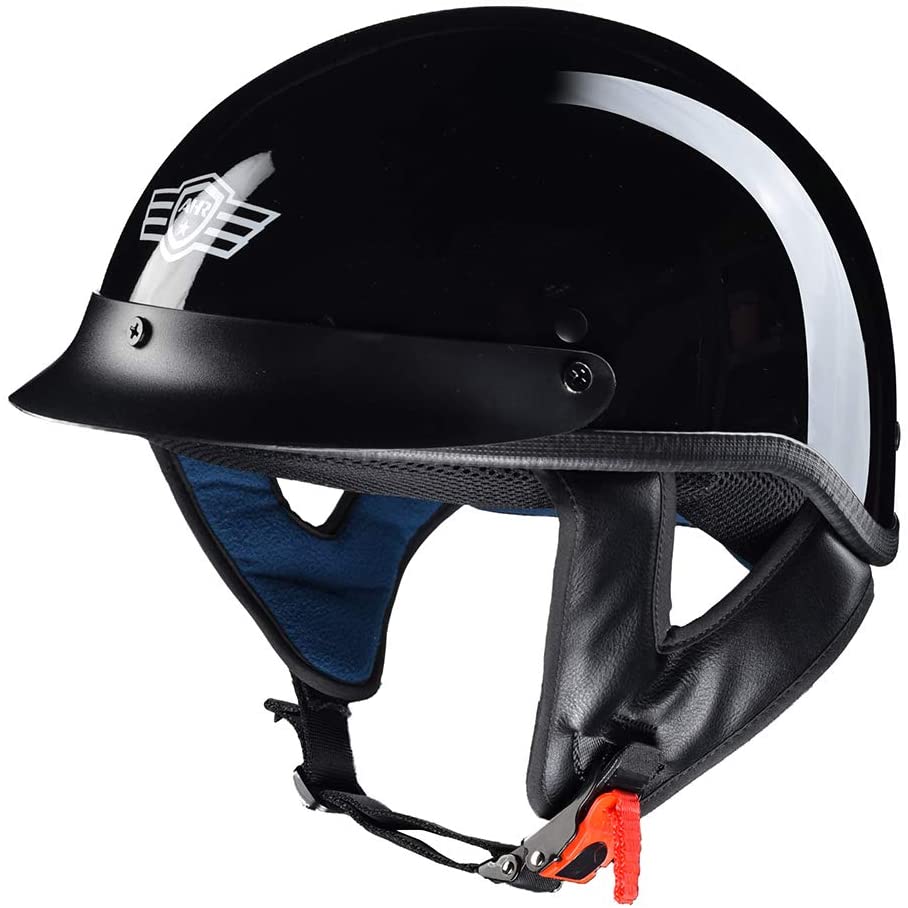 Buy AHR Motorcycle Helmet Half Face DOT Approved Bike Cruiser Chopper  Online in Hong Kong. B071XCT633