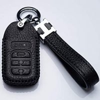 Buy Hey Kaulor for Mazda Key Fob Cover for Mazda 3 CX-5 CX-7 CX-9  WAZSKE13D01 3 Buttons Leather Keyless Entry Remote Control Key Fob Cover  Pouch Bag Jacket Case Protector Shell Online