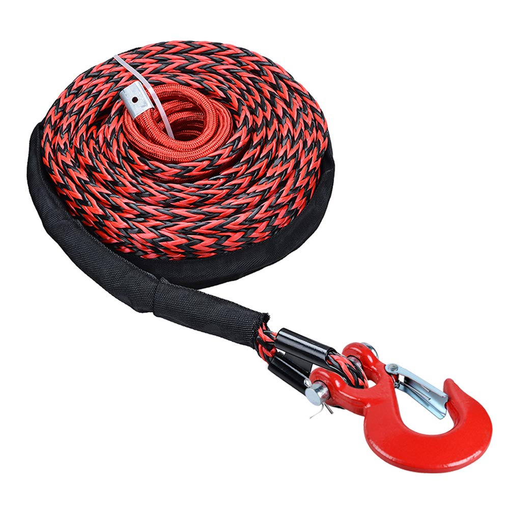 Astra Depot Durable UHMWPE SK75 Synthetic Winch Rope Cable 22,000LBs with  Protective Sleeve 1/2 x 92ft Exterior Accessories Winch Accessories  belizeantravel.com