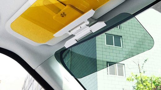 Buy Zone Tech Car Anti-Glare Tinted Sun Visor Windshield Extender –  Protects from Sun Glare & UV Rays- Universal Fit Block Visor Extender  -Perfect for Car, Truck, RV and SUV Online in