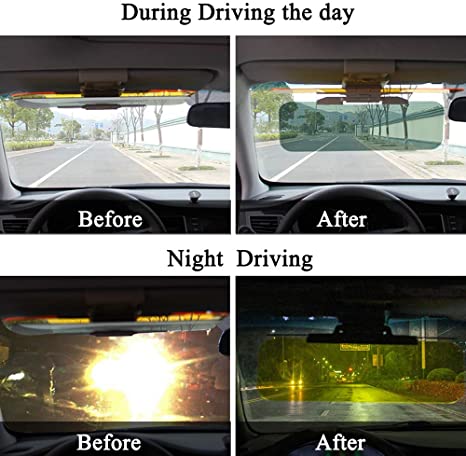 Randalfy 2-in-1 Upgrade Design Sun Visor for Car, Day/Night Anti Glare Car  Driving Sun Visor Extender, Car Goggles Shield Blocks Glare Without  Blocking Your View : Amazon.co.uk: Automotive