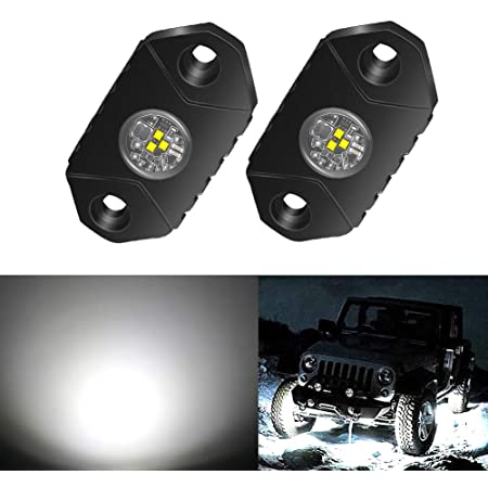 Ampper RGB LED Rock Lights with Bluetooth Control, Timing Function, Music  Mode - Neon LED Underglow Light Kits for Car Offroad Boat Trail Rig Lamp ( Waterproof, 8 Pods) | Pricepulse