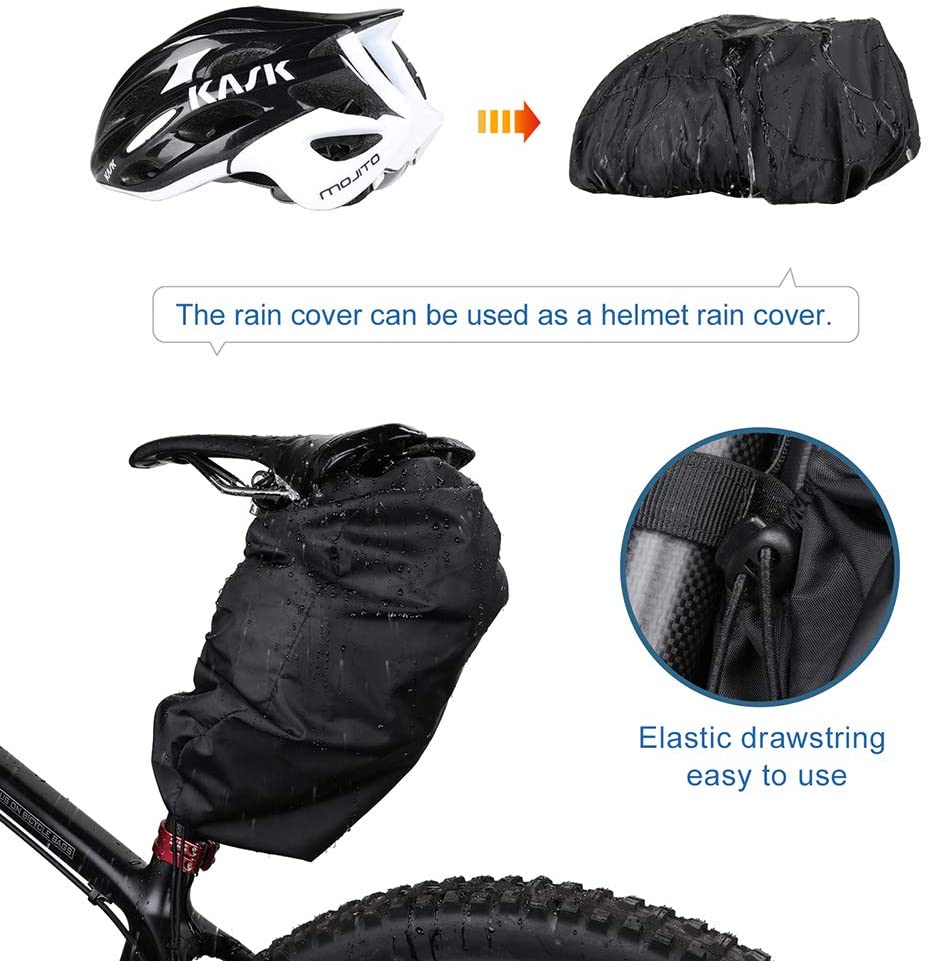 Buy Rhinowalk Bike Saddle Bag, Waterproof Road and Mountain Bike Under Seat  Bag Seat Post Bag with Water Bottle Pocket, Large Under-Seat Storage  Compartment Bicycle Bag Professional Cycling Accessories Online in Hong