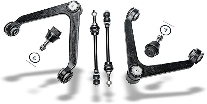 Buy Detroit Axle - Complete 10-Piece Front Suspension Kit for 01-02 Toyota  Sequoia - All (4) Front Upper & Lower Ball Joints, 2 Front Sway Bar Links,  All (4) Inner & Outer