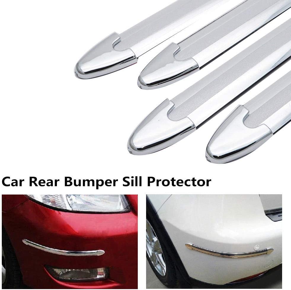 Exterior Accessories Bumper Stickers, Decals & Magnets ATMOMO 4 Pcs Auto  Car Body Bumper Guard Protector Sticker Anti-rub Bar Strip Car Bumper Strips