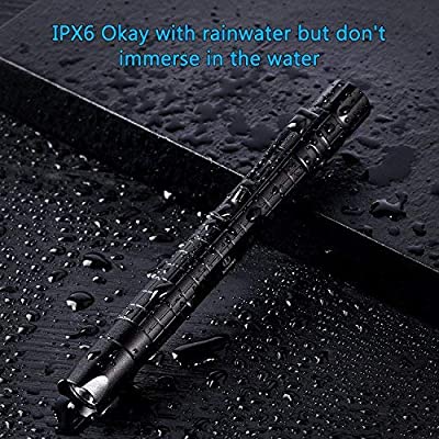 Buy Flashlight Led Pen Pocket Light - [2 PACK] K KERNOWO Small EDC Tactical  Penlight Waterproof with Clip Super Bright 240 High Lumens IPX6 for  Camping, Automotive, Inspection (2AAA Batteries Included) Online