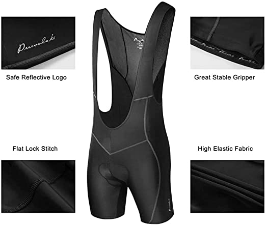 Przewalski Mens 3D Padded Cycling Bike Bib Shorts, Excellent Performance  and Better Fit, Shorts - Amazon Canada