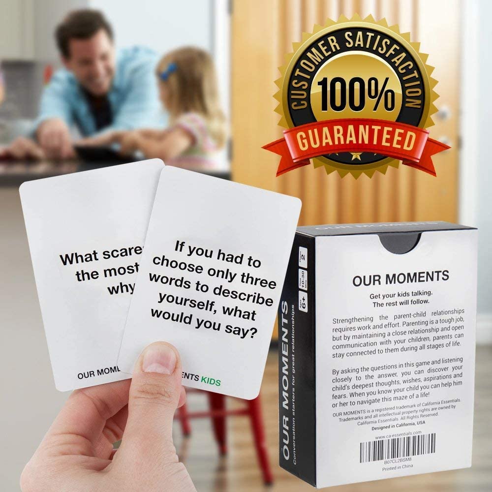 OUR MOMENTS Kids: 100 Thought Provoking Conversation Starters for Great  Parent-Child Relationship Building | Shopee Malaysia
