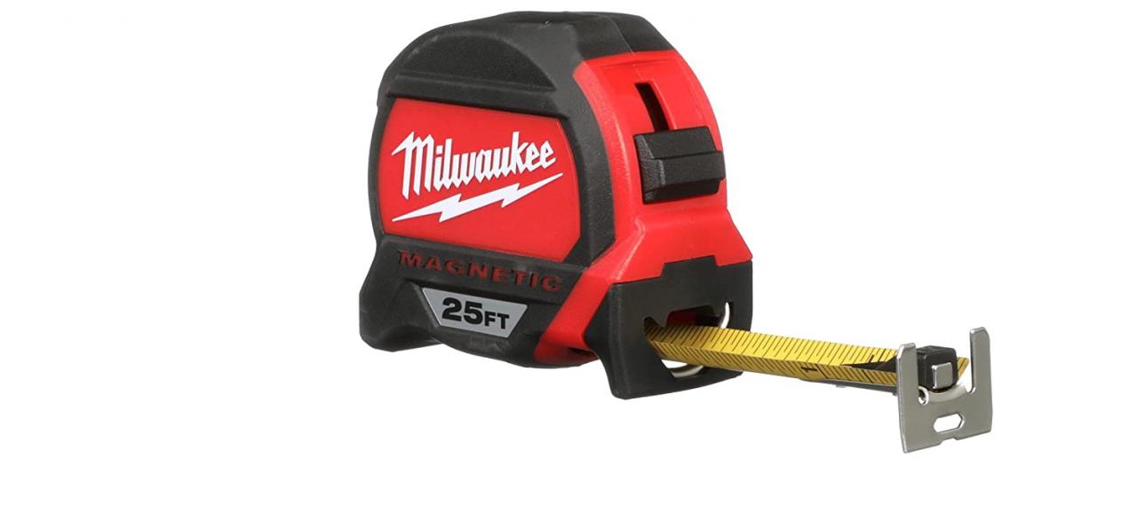 Milwaukee Tool 48-22-7125 Magnetic Tape Measure 25 ft x 1.83 Inch :  Amazon.co.uk: DIY & Tools