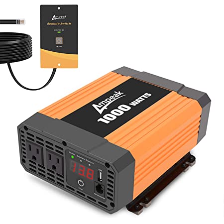 Buy Ampeak 750W Power Inverter 12V DC to 110V AC Converter with Dual 3.1A  USB Dual AC Outlets Car Inverter Online in Vietnam. B07PWDR869