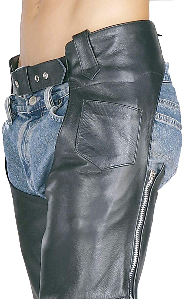 Buy Xelement 7550 'Classic' Black Unisex Leather Motorcycle Chaps Online in  Turkey. B001946V40