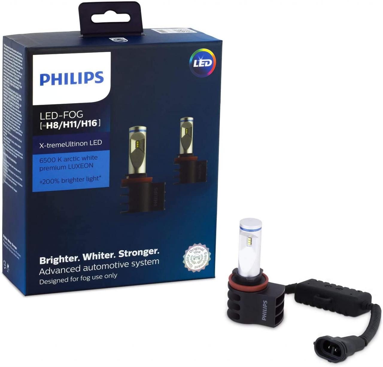 Philips 12834UNIX2 X-tremeVision LED Fog Light, Fits Fog H8, H11, H16, 2  Pack 2 Pack 12794UNIX2: Buy Online at Best Price in UAE - Amazon.ae