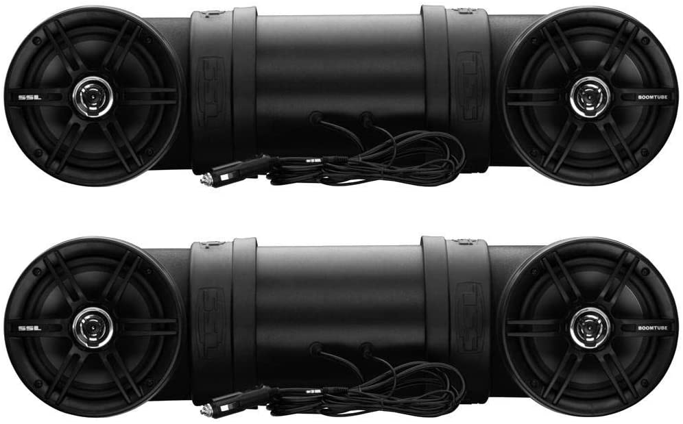 Buy Soundstorm BTB8L 8 Inch 700W Bluetooth Amplified Marine Powersports UTV  ATV Tube Speaker System with LED Lights, Black Online in Hong Kong. 80377923