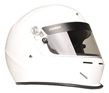 Conquer Snell SA2015 Aerodynamic Vented Full Face Auto Racing Helmet :  Amazon.in: Car & Motorbike