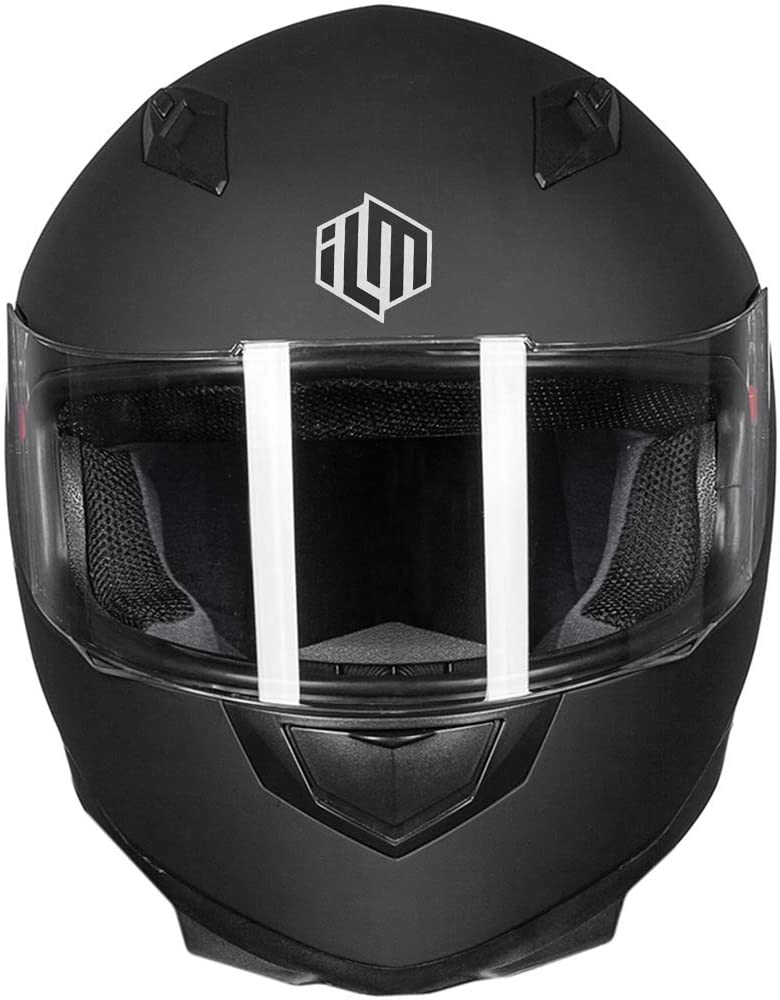Buy ILM Full Face Motorcycle Street Bike Helmet with Removable Winter Neck  Scarf + 2 Visors DOT (L, Matte Black) Online in Poland. B01HEHOCAK