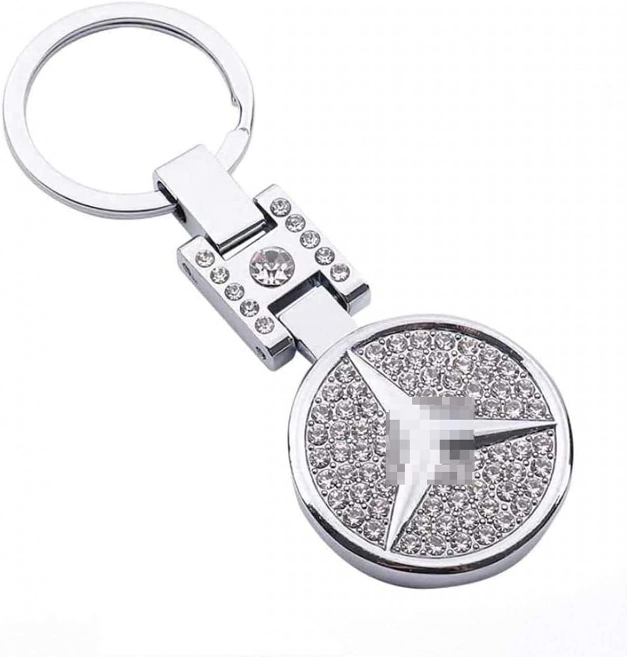AutoDIY Replacement For Benz car Keychain Car Logo Key Ring 3D Metal Emblem  Pendant Double Side Zircon Crystal Decoration Lanyard Keychains Accessories  for Gifts- Buy Online in Aruba at aruba.desertcart.com. ProductId :