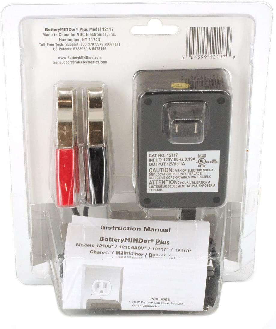 Buy BatteryMINDer Model 12117: 12 Volt 1.33 Amp (12V 1.33A)  Charger/Maintainer/Desulfator Online in Turkey. B000P23HZS