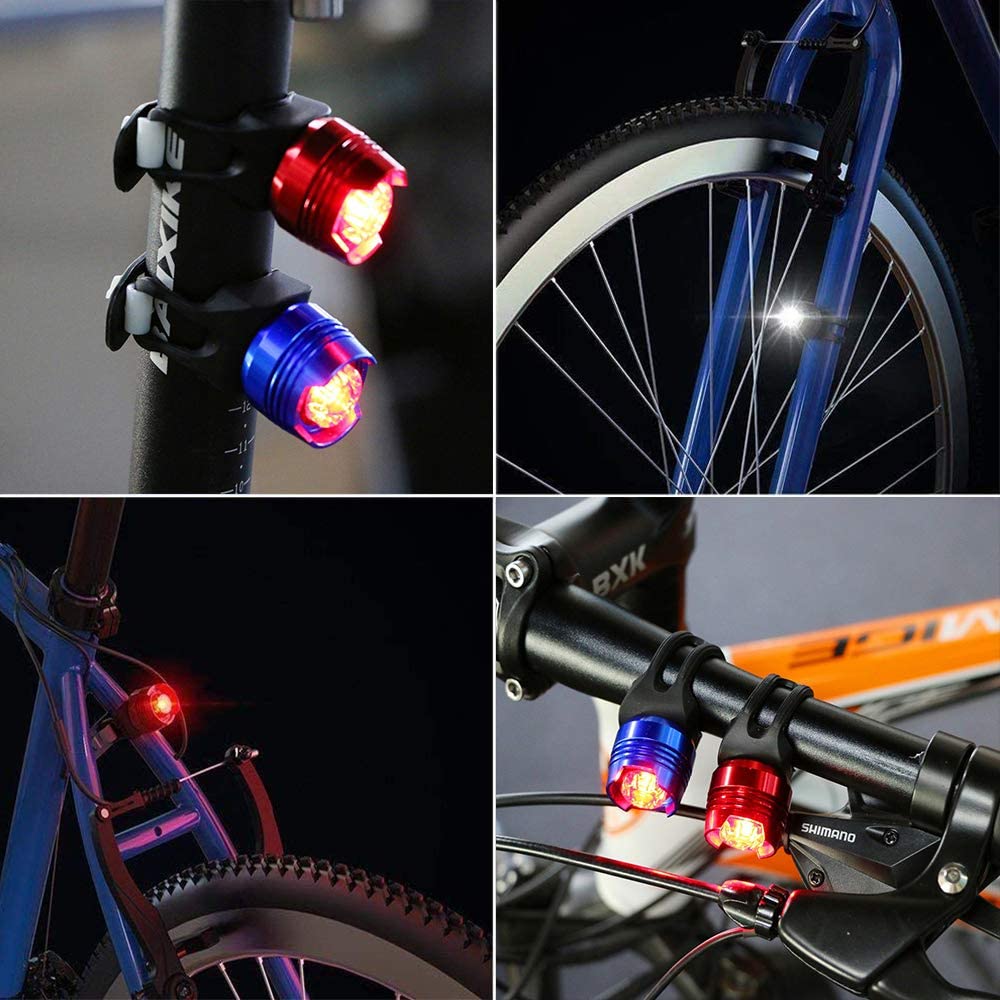 Cyrusher Waterproof Rear Bike LED Tail Light Constant Setting Stark Bicycle  tail Light Helmet Light Safety