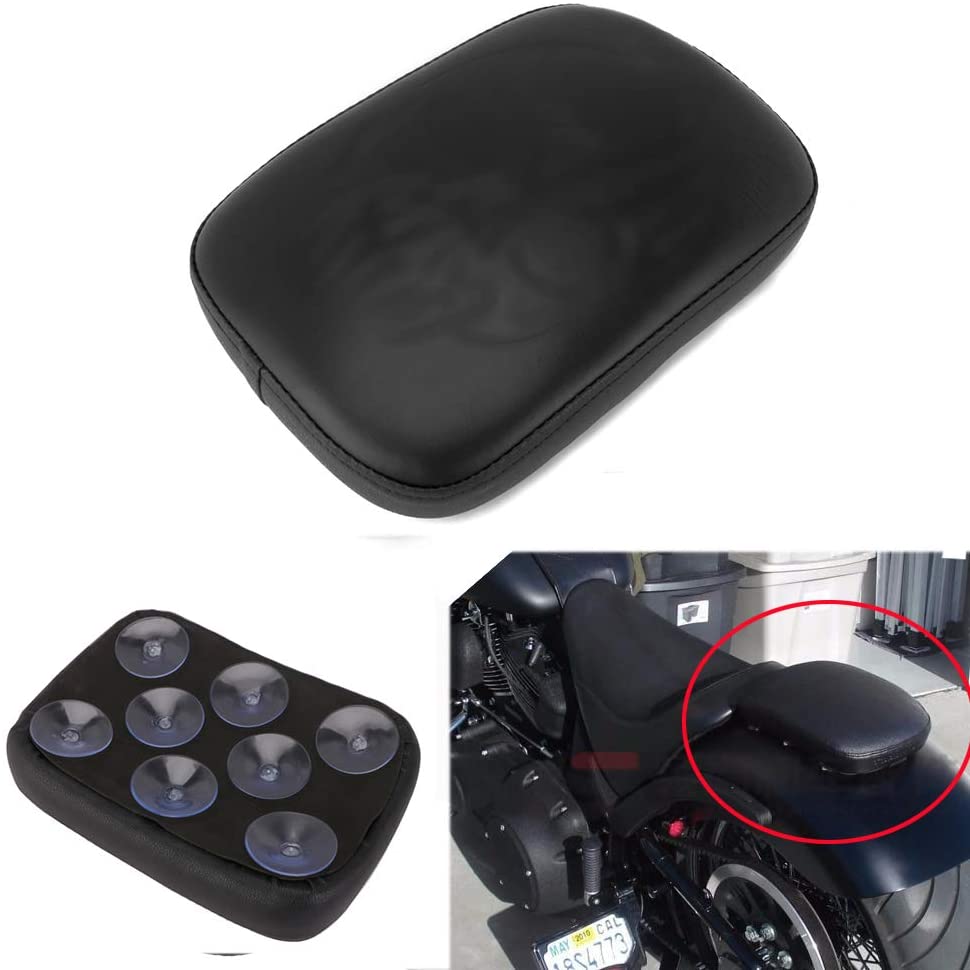 Buy OSAN Leather Pillion Pad w/ 6 Suction Cup Rear Passenger Seat For  Harley Custom Bikes Online in Hong Kong. B014GZA680