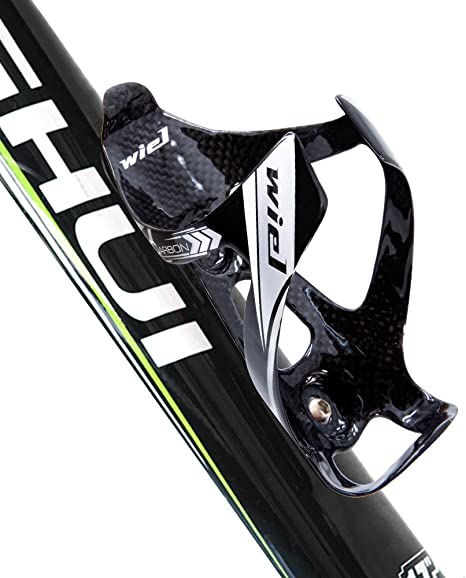 wiel Full Carbon Fiber Bicycle Bike Light Drink Water Bottle Cage Holder :  Amazon.co.uk: Sports & Outdoors