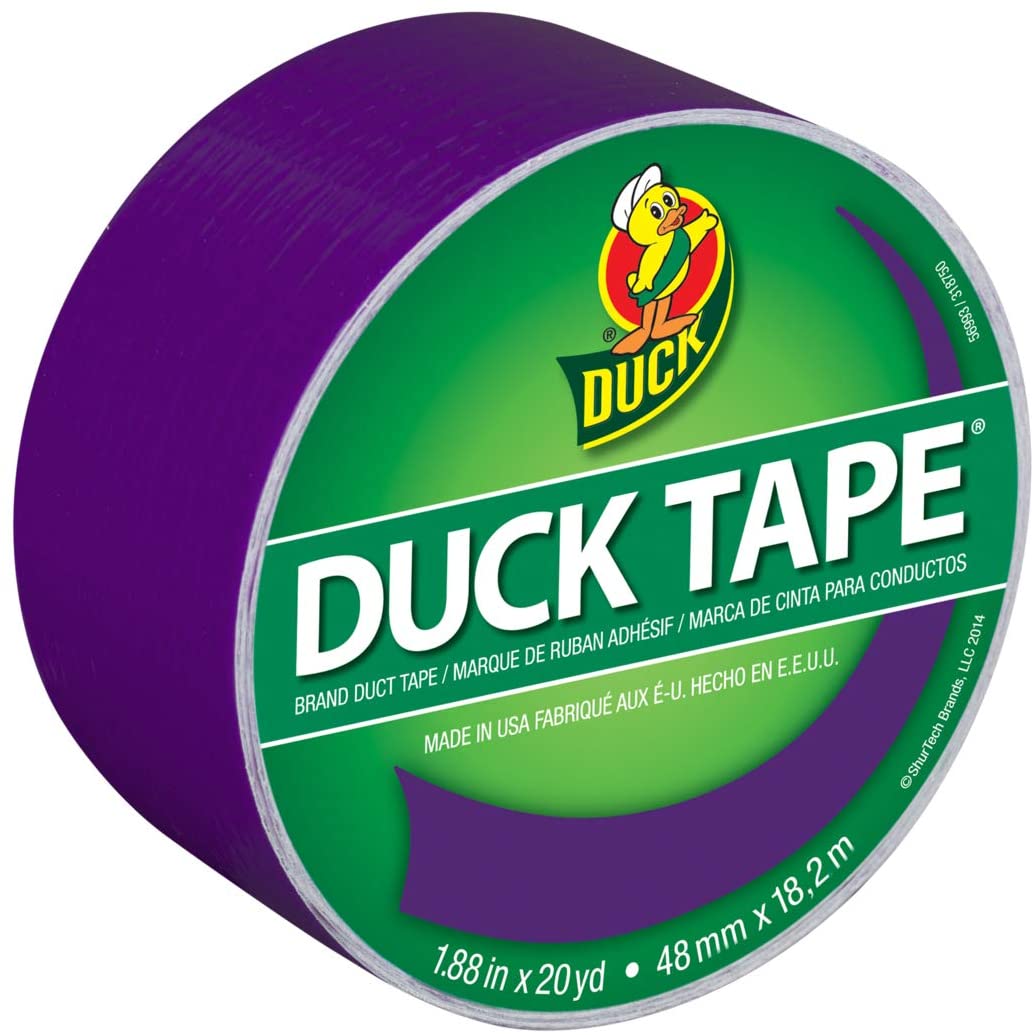 Buy Duck Brand Color Duct Tape Rainbow Combo 6-Pack, Red, Orange, Yellow,  Green, Blue and Purple, 115 Yards Total, 6 Pack (BND02234) Online in  Hungary. B07WV5M32X
